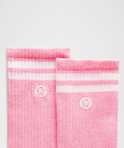 Lululemon Unisex Daily Essential Crew Socks 3 Pack *Stripe