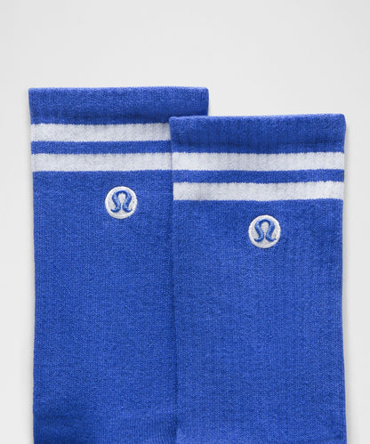 Lululemon Unisex Daily Essential Crew Socks 3 Pack *Stripe