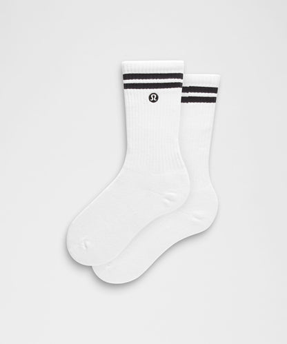 Lululemon Unisex Daily Essential Crew Socks *Stripe