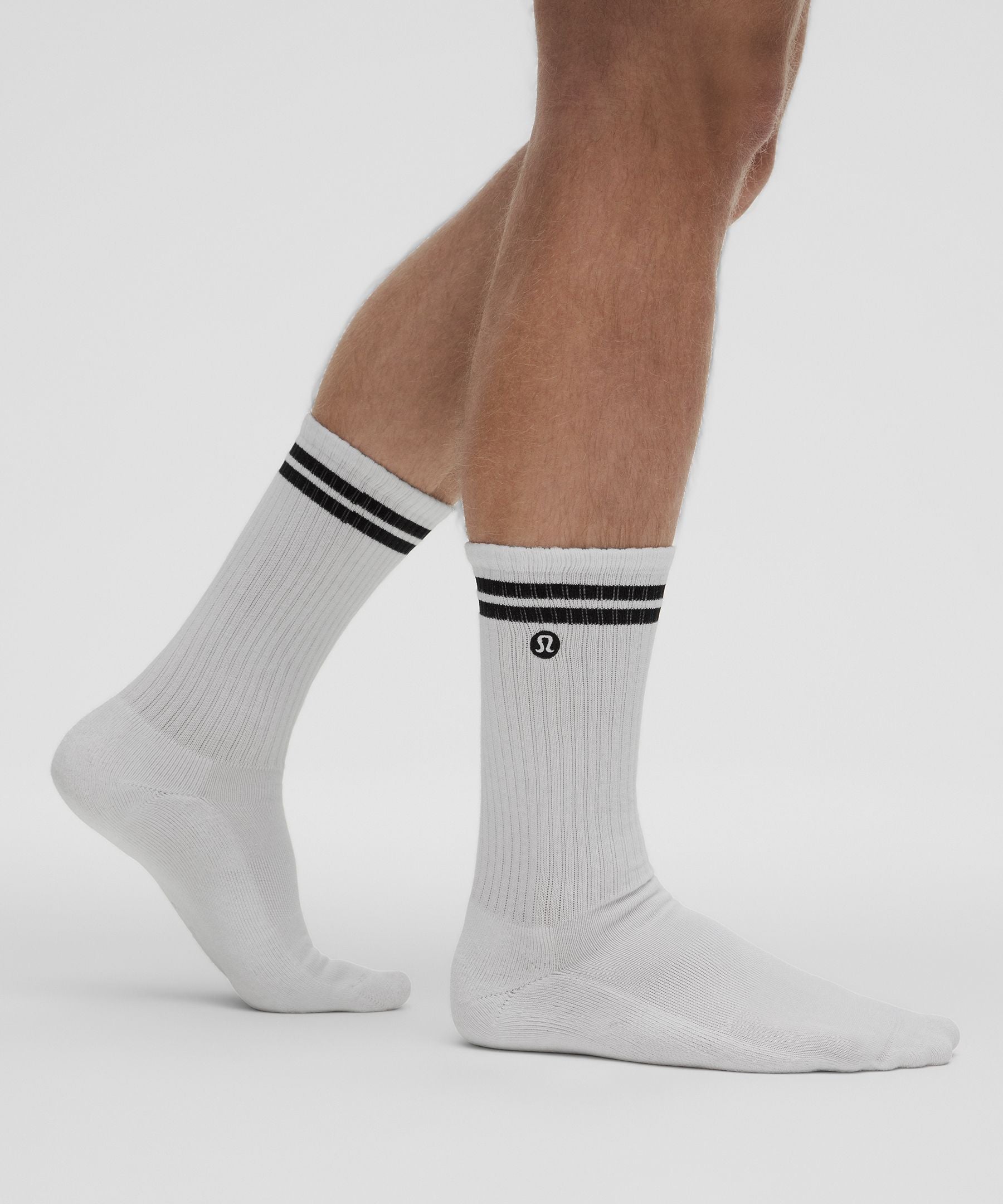 Lululemon Unisex Daily Essential Crew Socks *Stripe