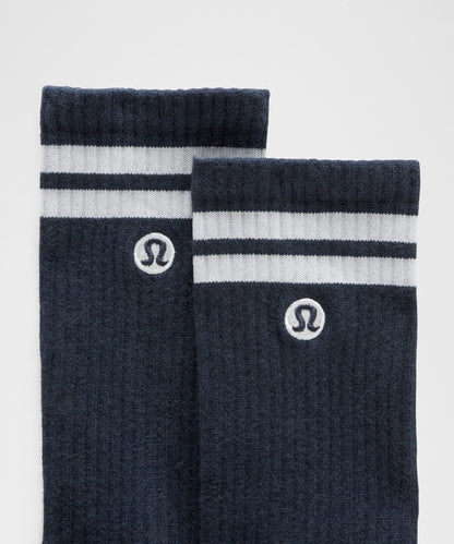 Lululemon Unisex Daily Essential Crew Socks *Stripe