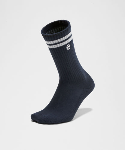 Lululemon Unisex Daily Essential Crew Socks *Stripe