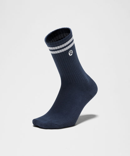 Lululemon Unisex Daily Essential Crew Socks *Stripe