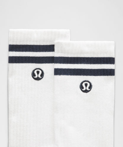 Lululemon Unisex Daily Essential Crew Socks *Stripe