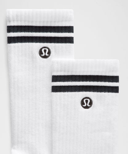 Lululemon Unisex Daily Essential Crew Socks *Stripe