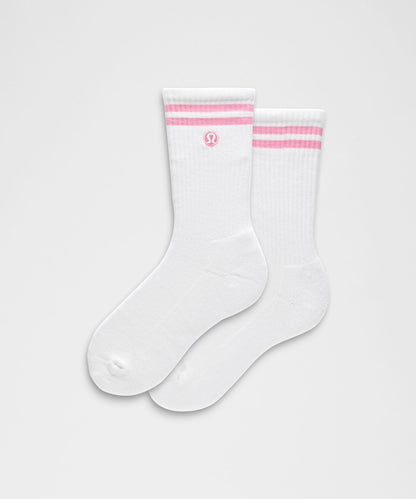 Lululemon Unisex Daily Essential Crew Socks *Stripe