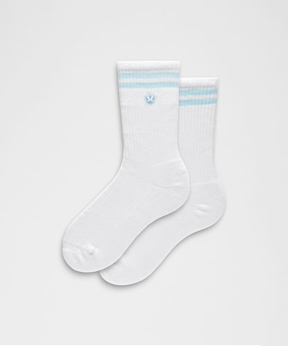 Lululemon Unisex Daily Essential Crew Socks *Stripe