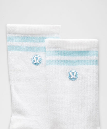 Lululemon Unisex Daily Essential Crew Socks *Stripe