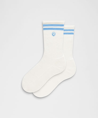 Lululemon Unisex Daily Essential Crew Socks *Stripe