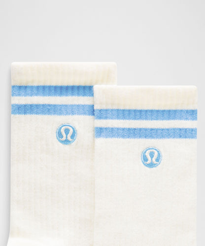 Lululemon Unisex Daily Essential Crew Socks *Stripe