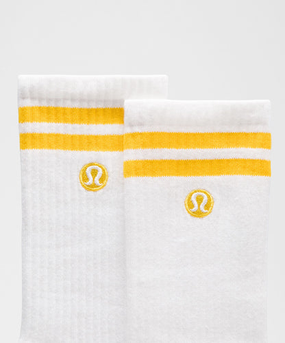 Lululemon Unisex Daily Essential Crew Socks *Stripe
