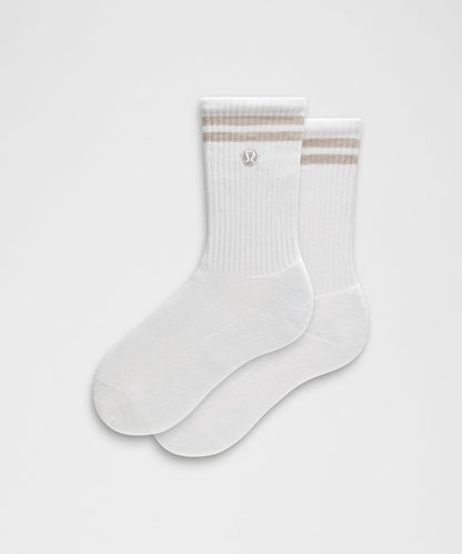 Lululemon Unisex Daily Essential Crew Socks *Stripe