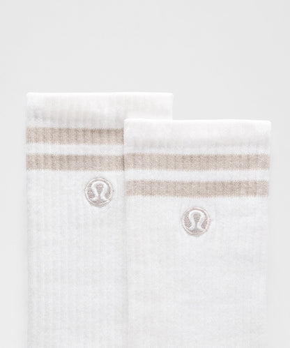 Lululemon Unisex Daily Essential Crew Socks *Stripe