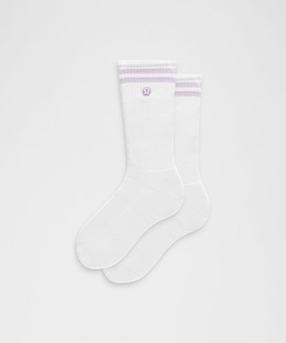 Lululemon Unisex Daily Essential Crew Socks *Stripe
