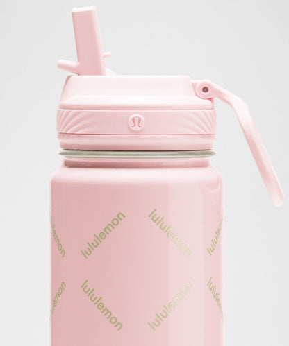 Lululemon Back to Life Sport Bottle 24oz Straw Lid *Print