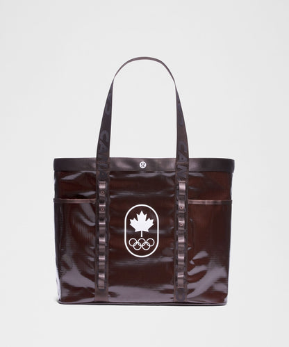 Lululemon Team Canada Ripstop Cinch-Closure Tote Bag 20L *COC Logo