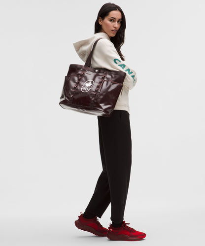 Lululemon Team Canada Ripstop Cinch-Closure Tote Bag 20L *COC Logo