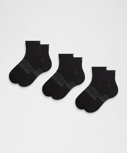 Lululemon Unisex Power Stride Ankle Socks *3 Pack