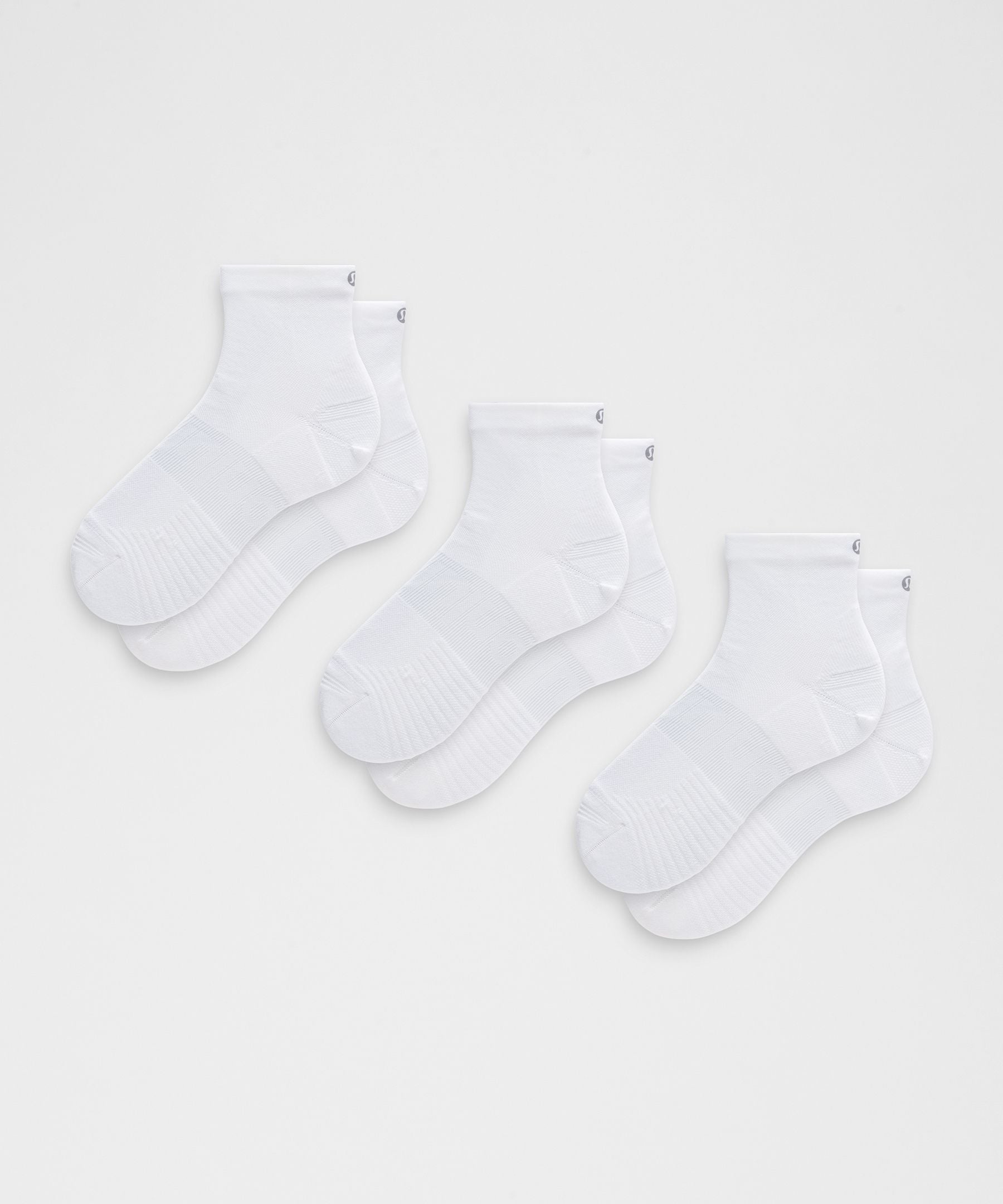 Lululemon Unisex Power Stride Ankle Socks *3 Pack