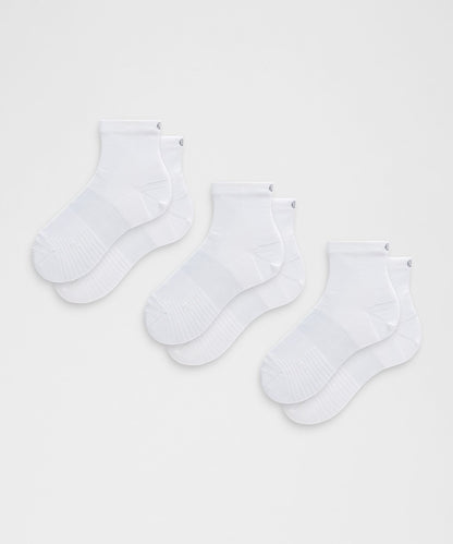 Lululemon Unisex Power Stride Ankle Socks *3 Pack