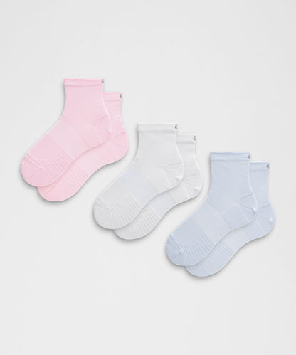 Lululemon Unisex Power Stride Ankle Socks *3 Pack