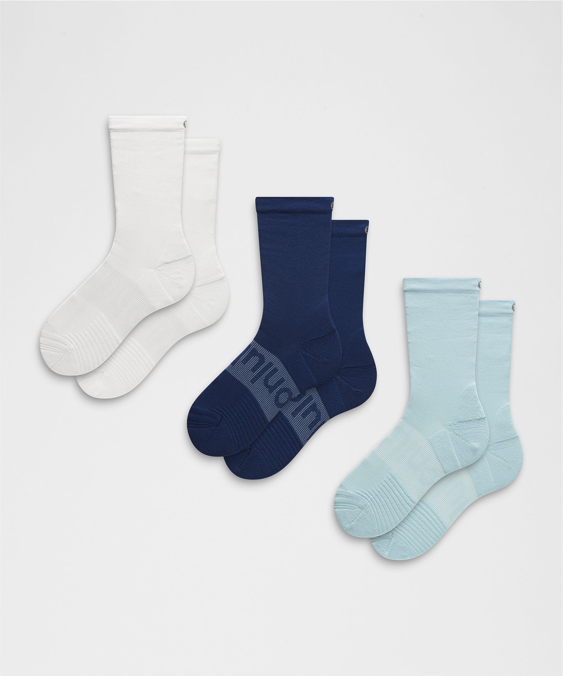 Lululemon Unisex Power Stride Crew Socks *3 Pack