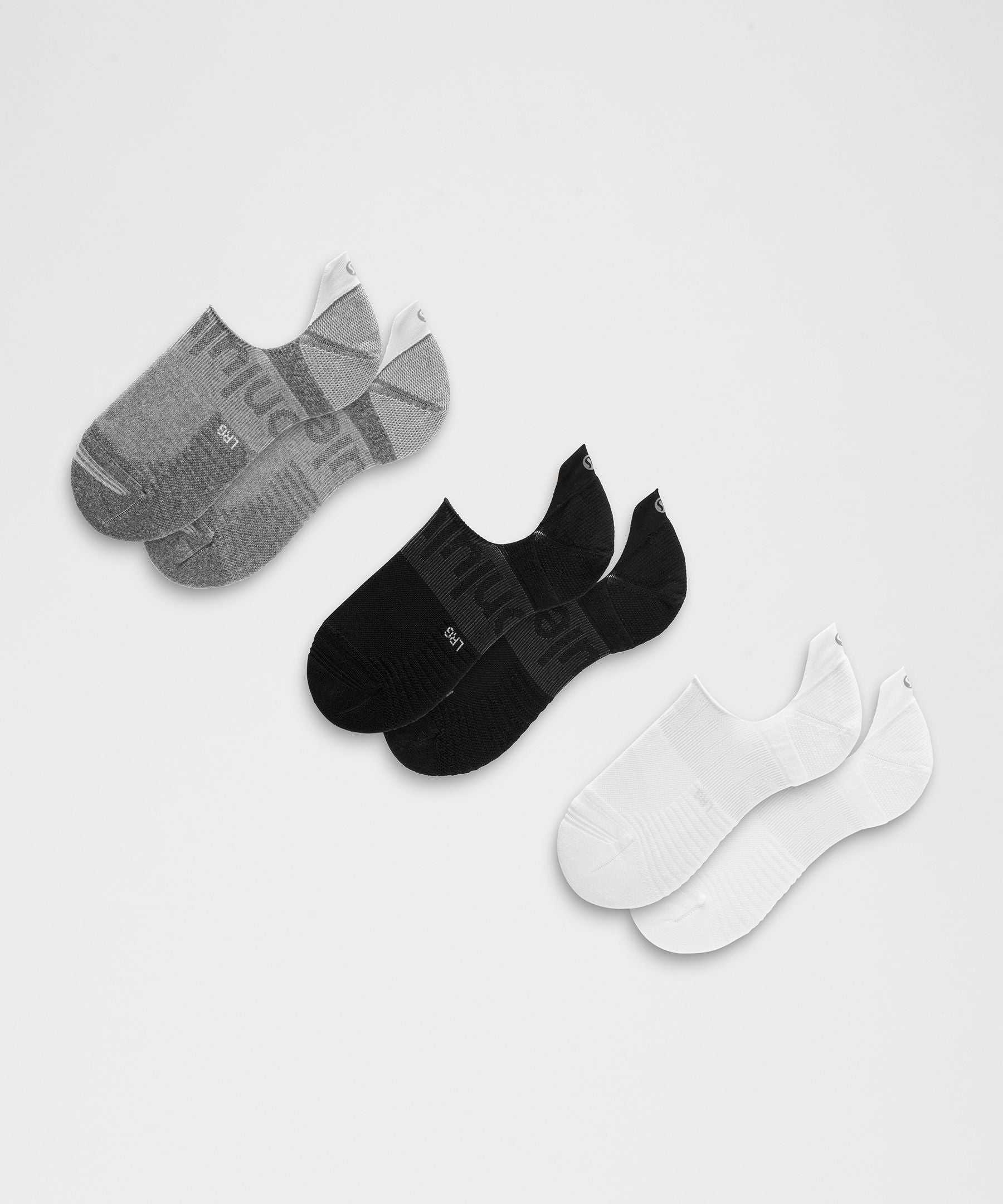 Lululemon Unisex Power Stride No-Show Socks *3 Pack