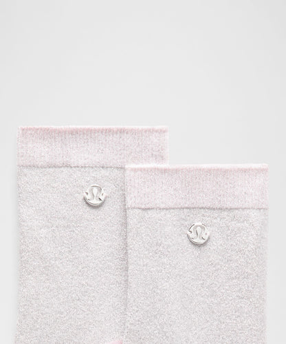 Lululemon Unisex Glitter Quarter Socks