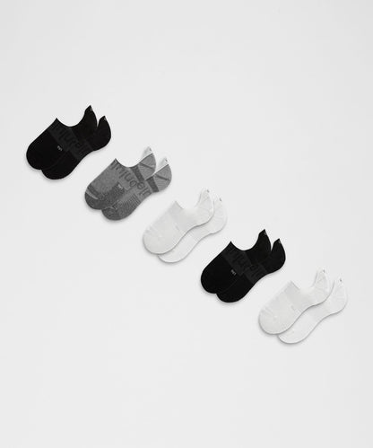 Lululemon Unisex Power Stride No-Show Socks *5 Pack