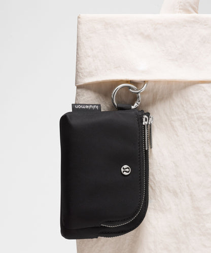 Lululemon Double Zip Clippable Card Pouch