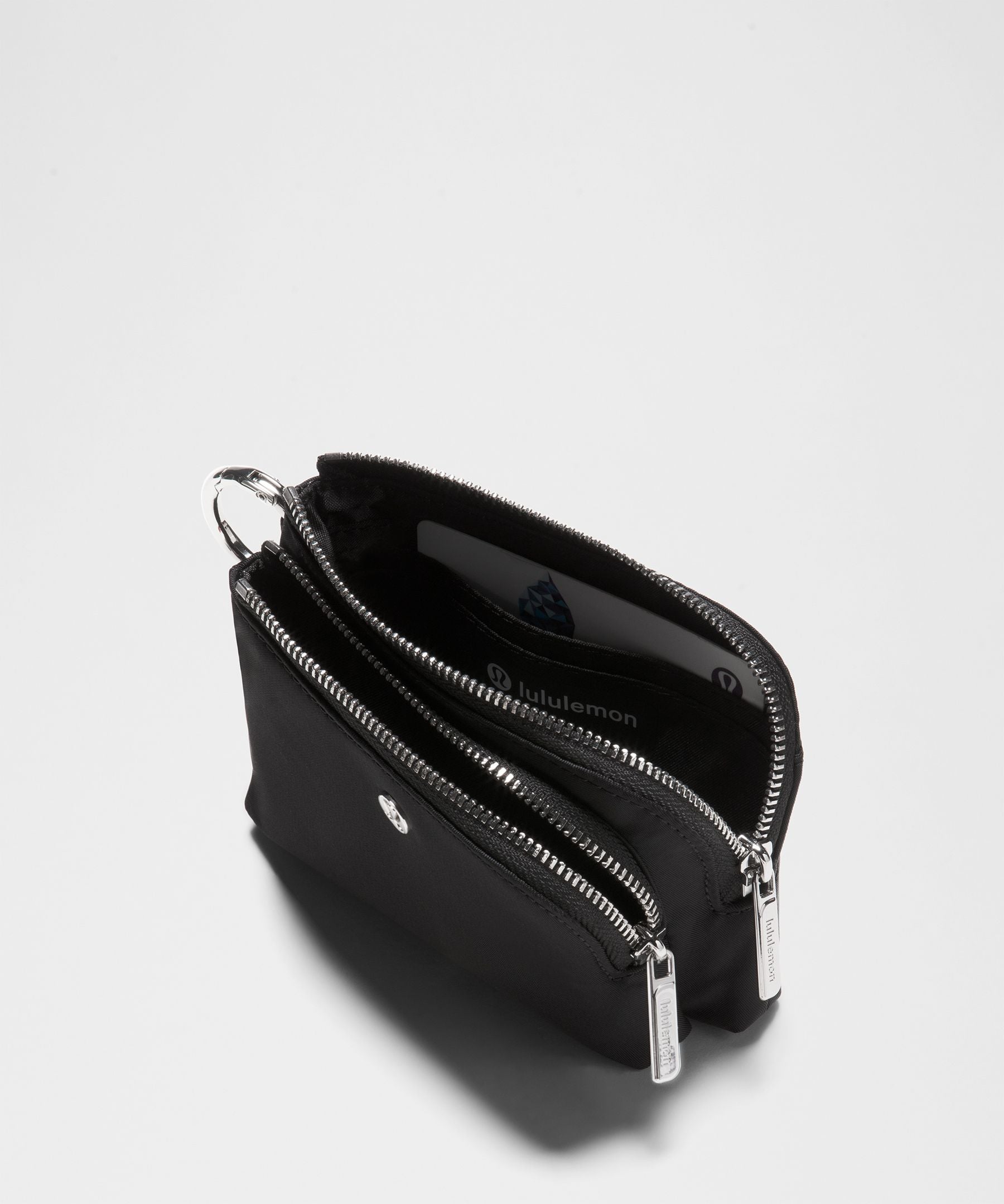 Lululemon Double Zip Clippable Card Pouch