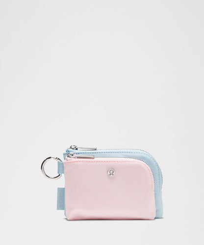 Lululemon Double Zip Clippable Card Pouch