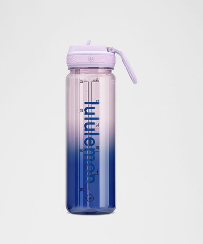 Lululemon Back to Life Clear Bottle 24oz *Straw Lid