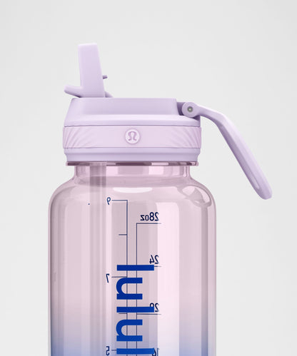 Lululemon Back to Life Clear Bottle 32oz *Straw Lid