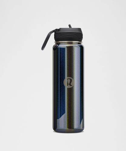 Lululemon Back To Life Sport Bottle 24oz Straw Lid *Iridescent