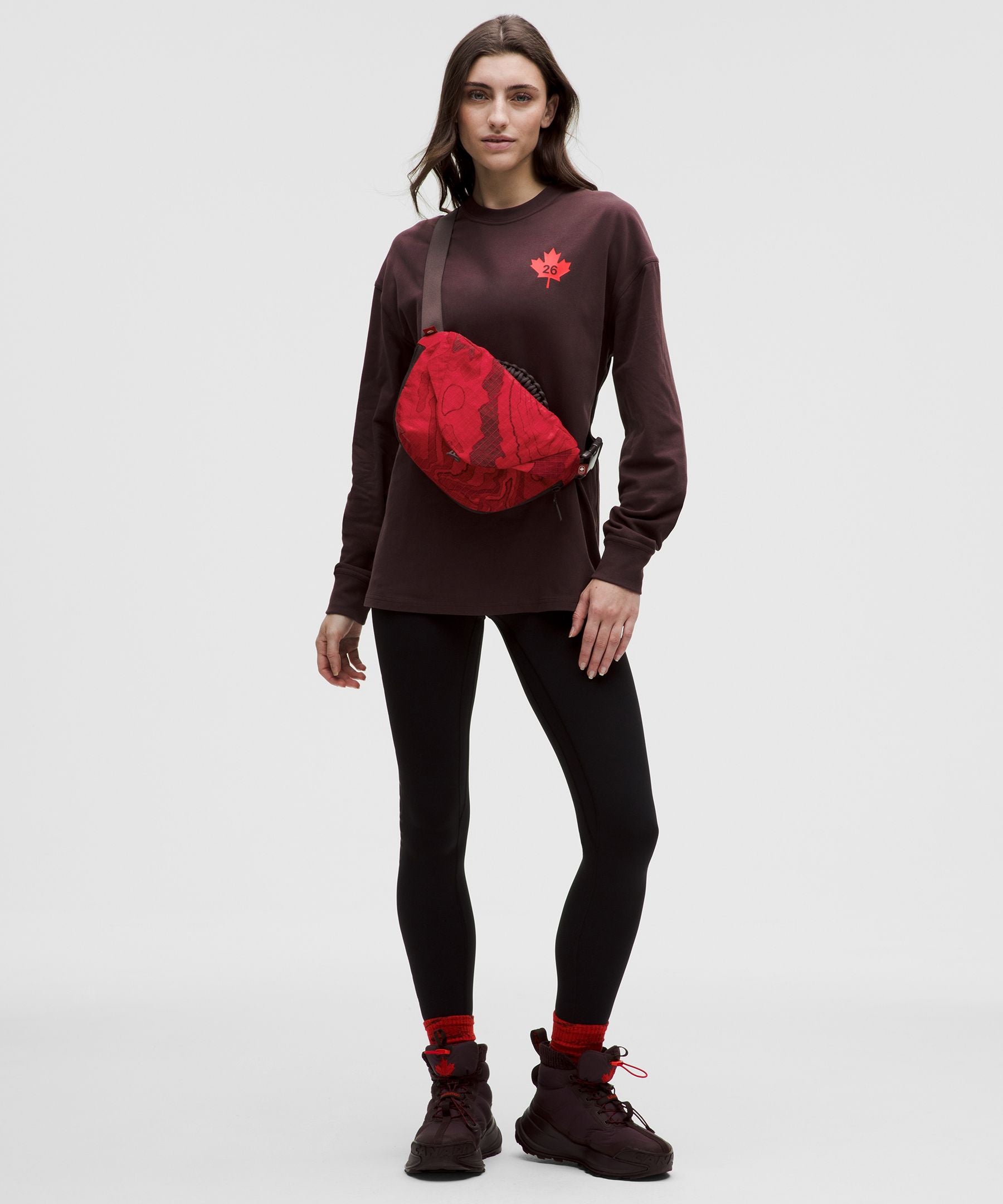 Lululemon Team Canada Curved Crossbody Bag 3L *COC Logo