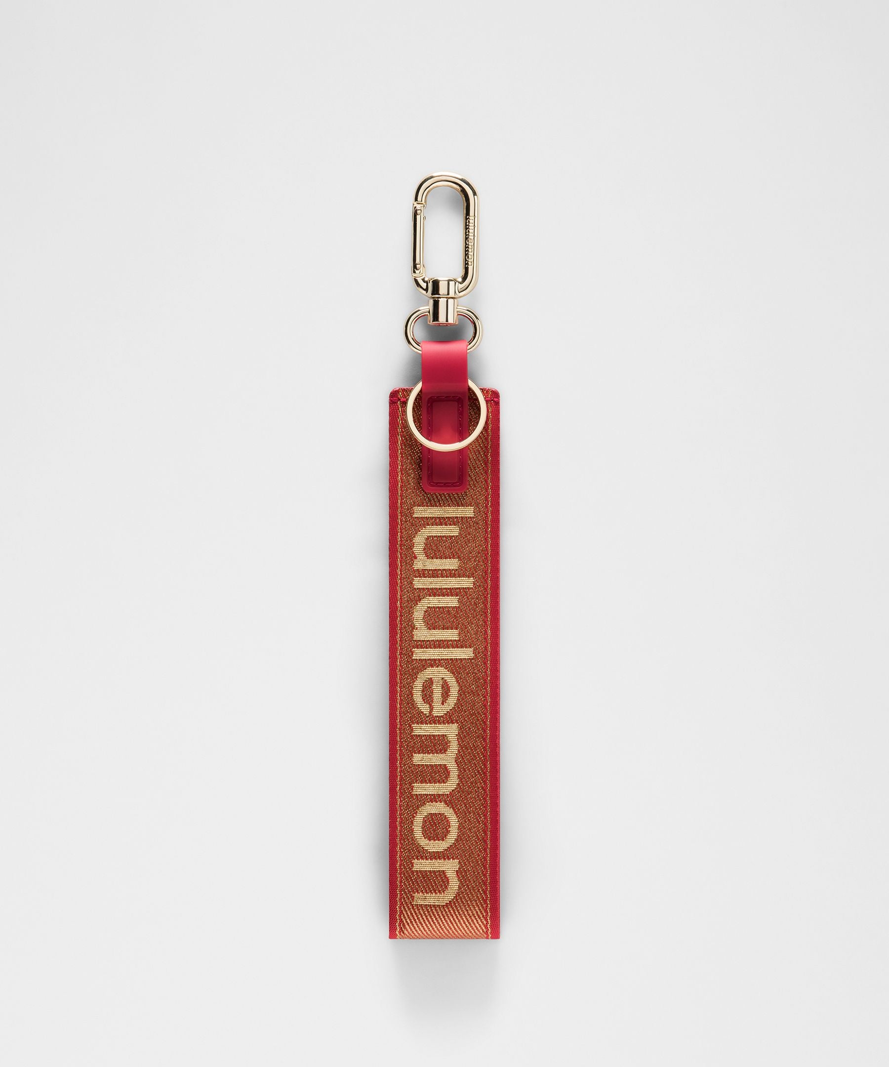 Lululemon Lunar New Year Never Lost Keychain *Metallic Wordmark