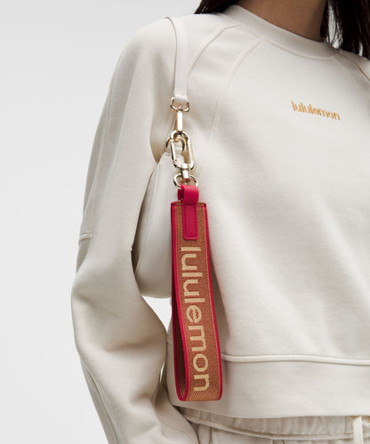 Lululemon Lunar New Year Never Lost Keychain *Metallic Wordmark