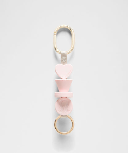 Lululemon Silicone Beaded Keychain