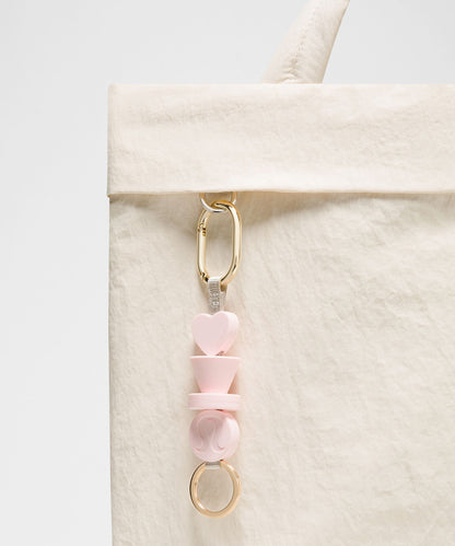Lululemon Silicone Beaded Keychain