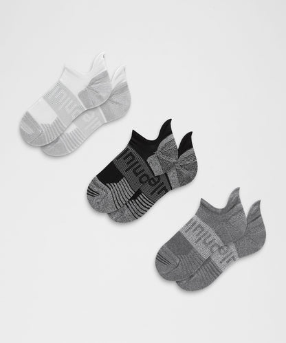 Lululemon Unisex Power Stride Cushion Tab Socks *3 Pack