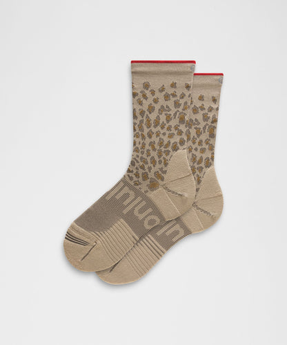 Lululemon Unisex Power Stride Crew Socks *Leopard