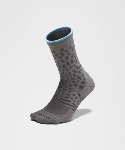 Lululemon Unisex Power Stride Crew Socks *Leopard