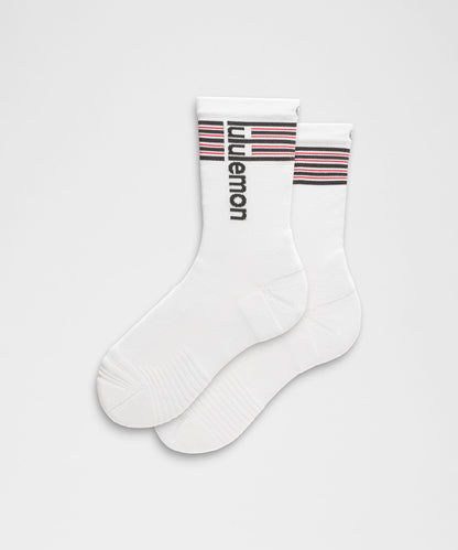 Lululemon Unisex Power Stride Crew Socks *Stripe
