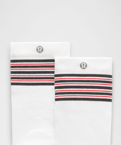 Lululemon Unisex Power Stride Crew Socks *Stripe