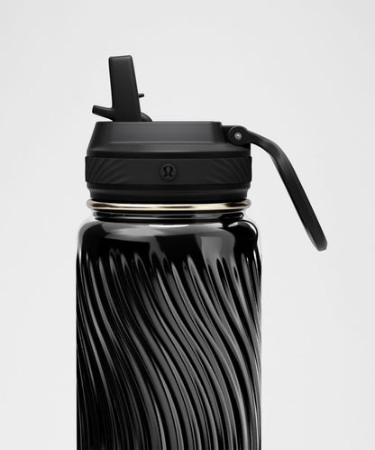 Lululemon Back to Life Sport Bottle 24oz Straw Lid *Wave