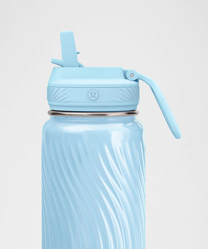 Lululemon Back to Life Sport Bottle 24oz Straw Lid *Wave