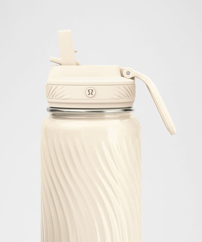 Lululemon Back to Life Sport Bottle 24oz Straw Lid *Wave