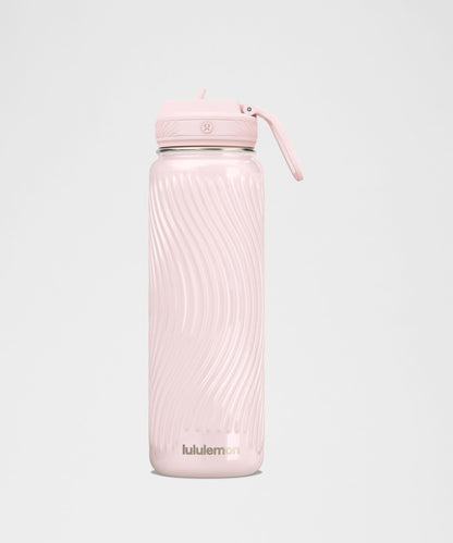 Lululemon Back to Life Sport Bottle 24oz Straw Lid *Wave