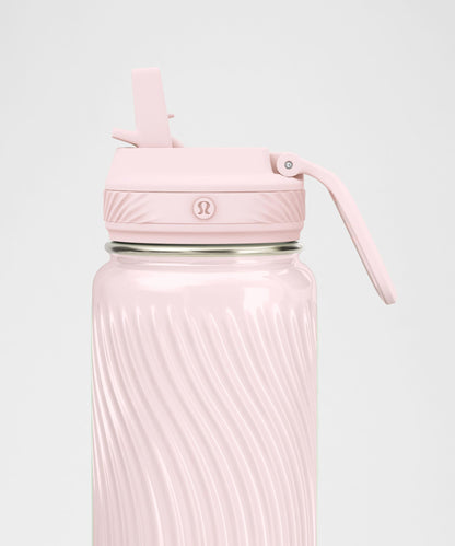 Lululemon Back to Life Sport Bottle 24oz Straw Lid *Wave